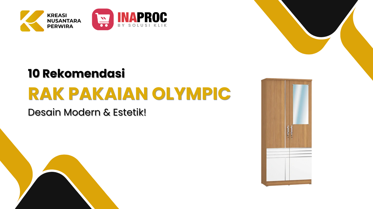 10 Rekomendasi RAK PAKAIAN OLYMPIC Desain Modern & Estetik!