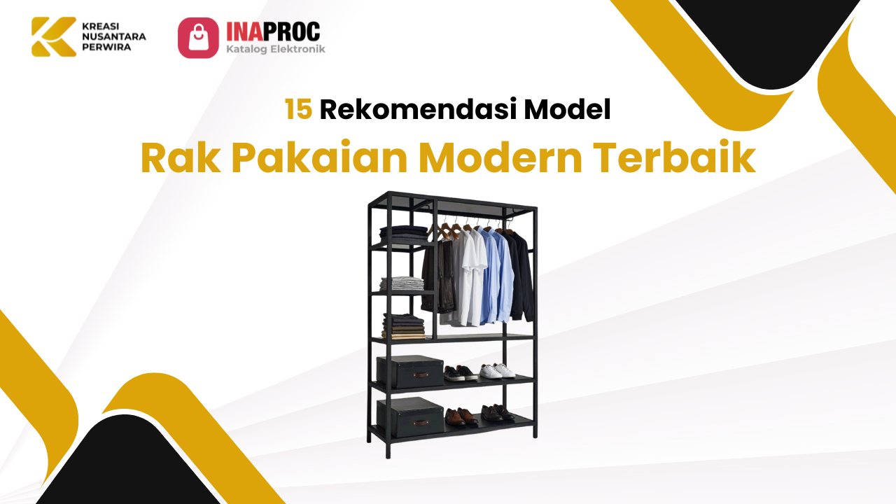 15 Rekomendasi Model Rak Pakaian Modern Terbaik
