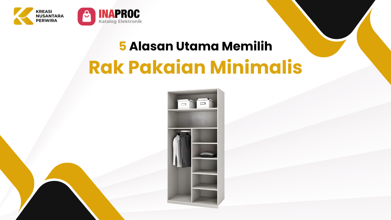5 Alasan Utama Memilih Rak Pakaian Minimalis