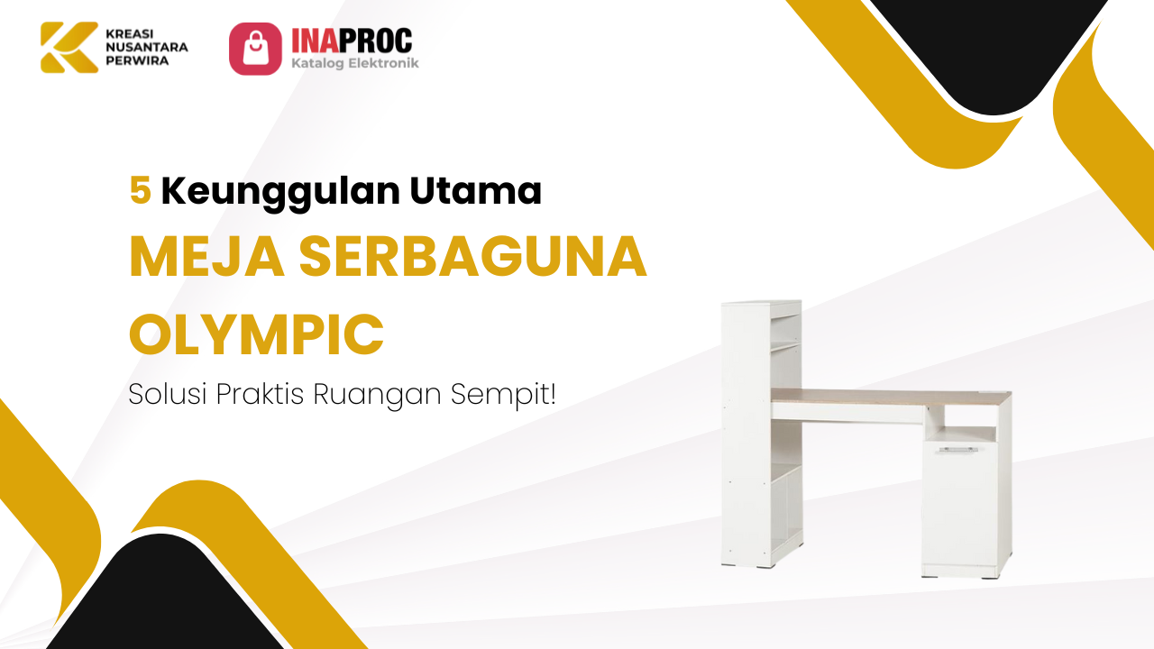 Meja Serbaguna Olympic: 5 Keunggulan & Solusi Praktis untuk Ruangan Sempit
