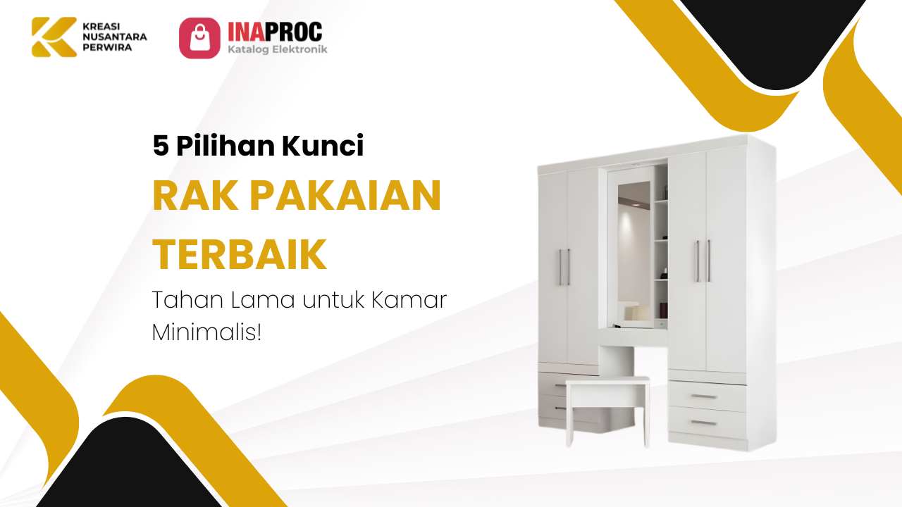 Rak Pakaian: 5 Pilihan Terbaik untuk Kamar Minimalis (Tahan Lama & Hemat Ruang)