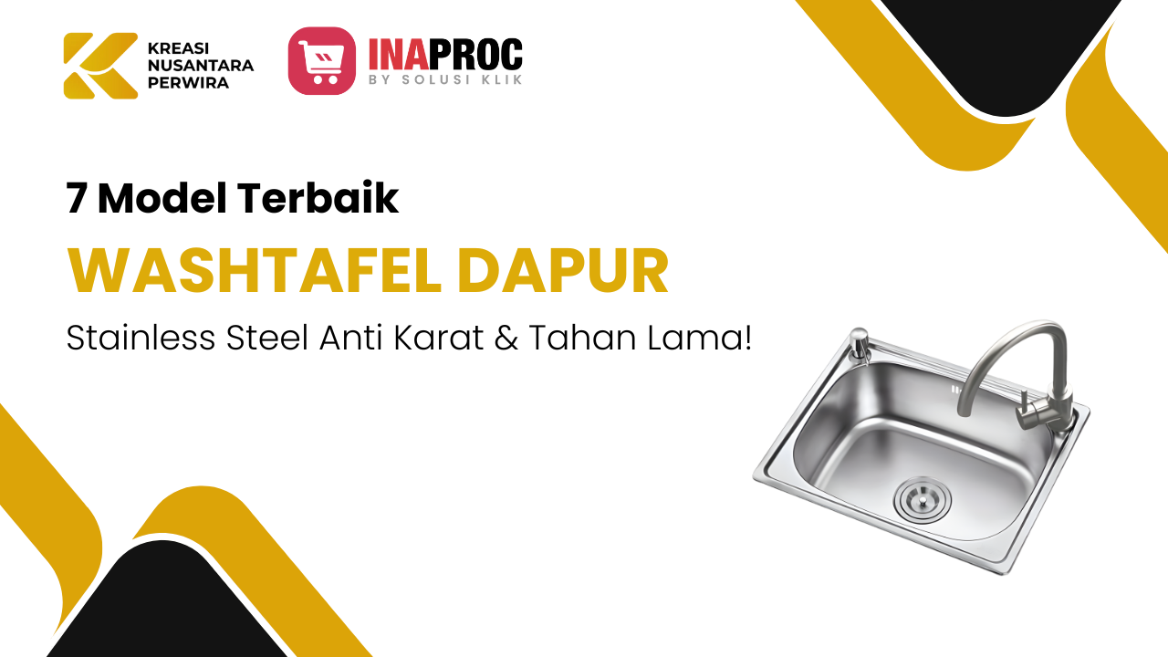 Wasthafel Dapur: 7 Model Stainless Steel Terbaik, Anti Karat & Tahan Lama