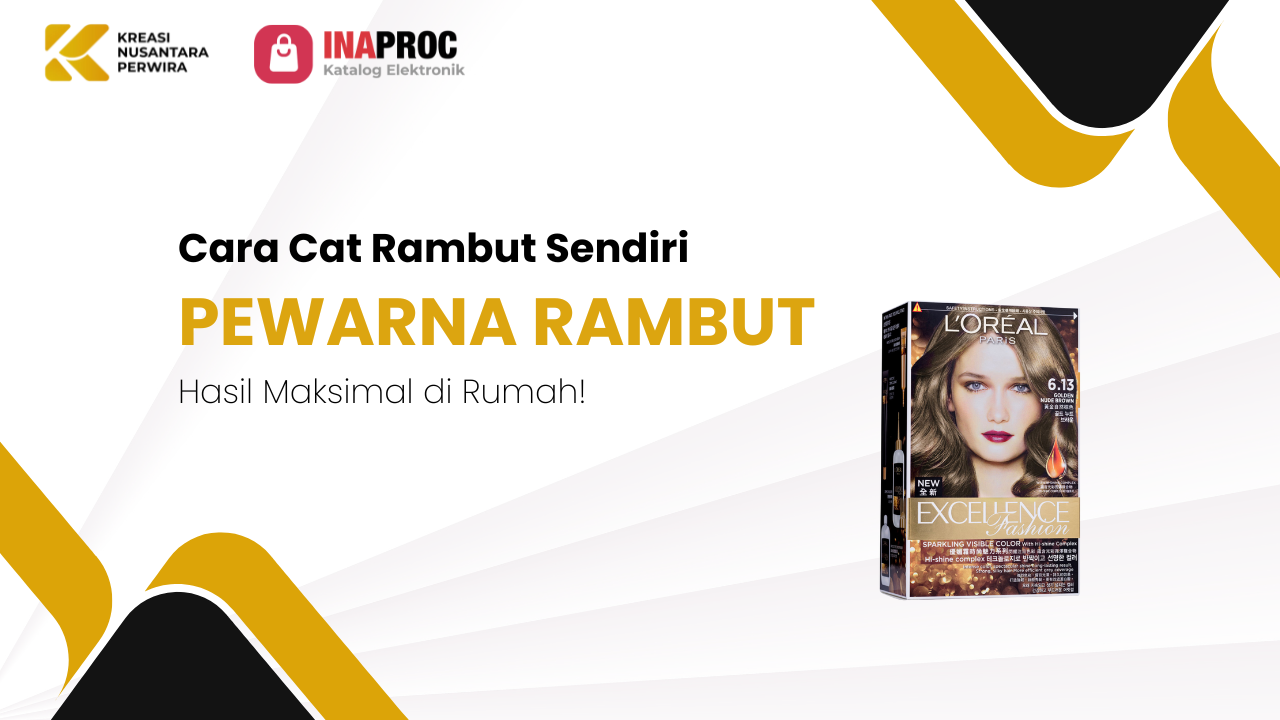 Cara Cat Rambut Sendiri PEWARNA RAMBUT Hasil Maksimal di Rumah!