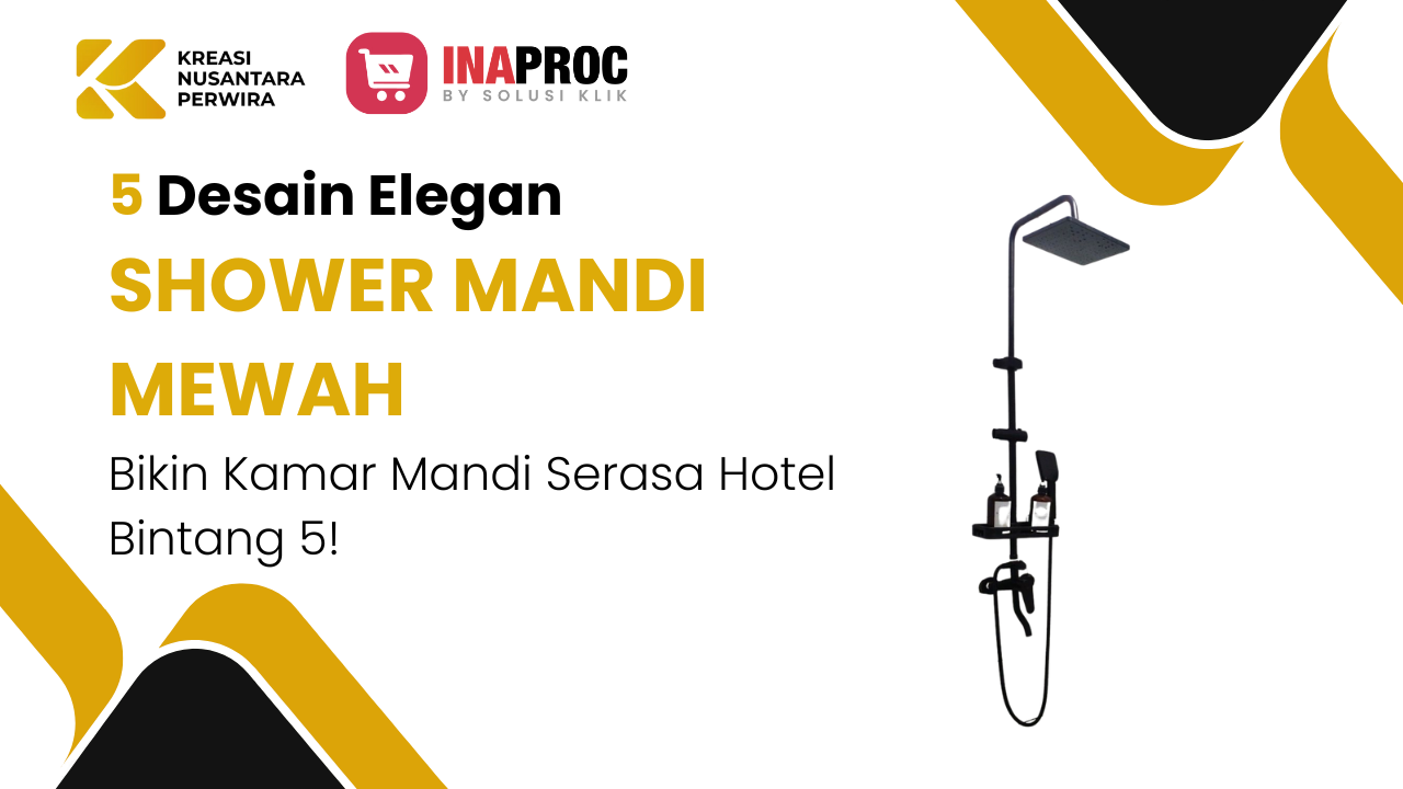 Shower Mandi Mewah: 5 Desain Elegan Bikin Kamar Mandi Serasa Hotel Bintang 5!
