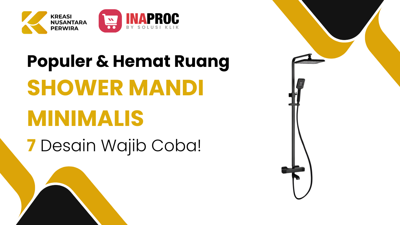 Shower Mandi Minimalis: 7 Desain Paling Populer yang Hemat Ruang!