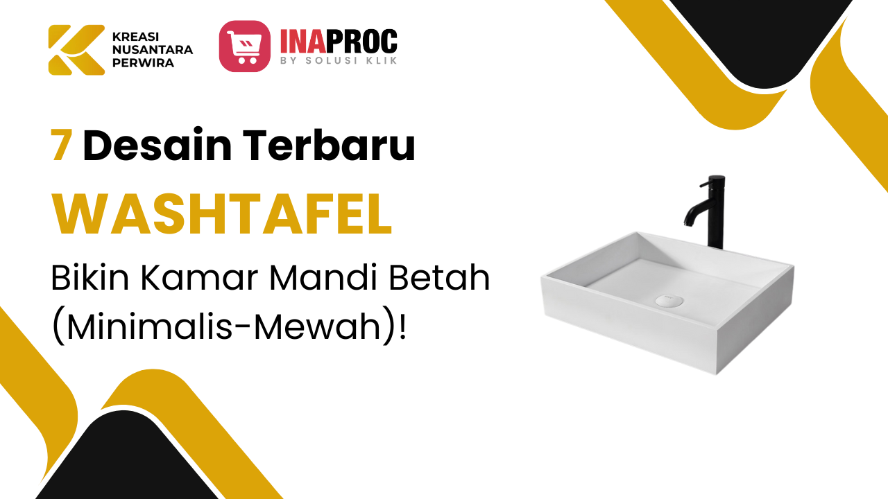 Washtafel: 7 Desain Kamar Mandi Terbaru yang Bikin Betah (Minimalis sampai Mewah!)