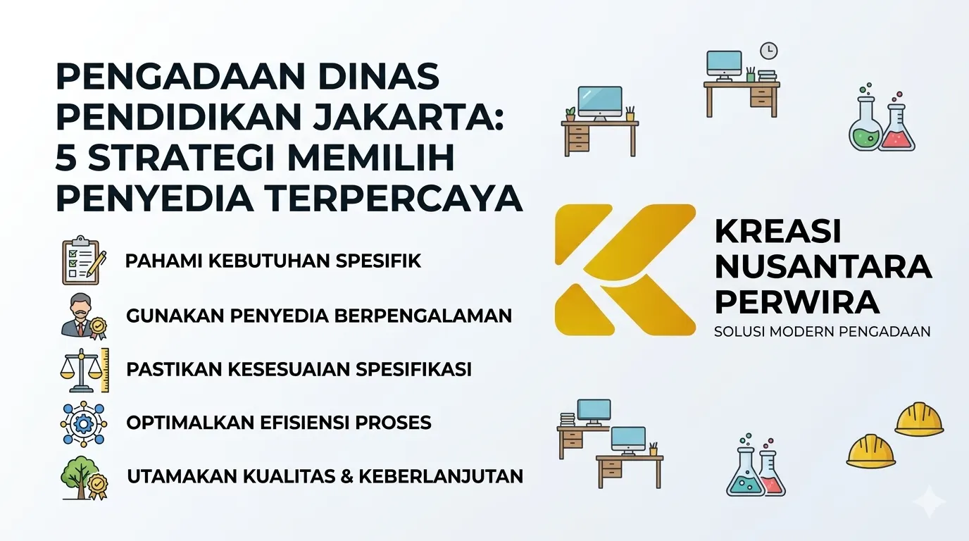 Pengadaan Dinas Pendidikan Jakarta: 5 Strategi Memilih Penyedia Terpercaya