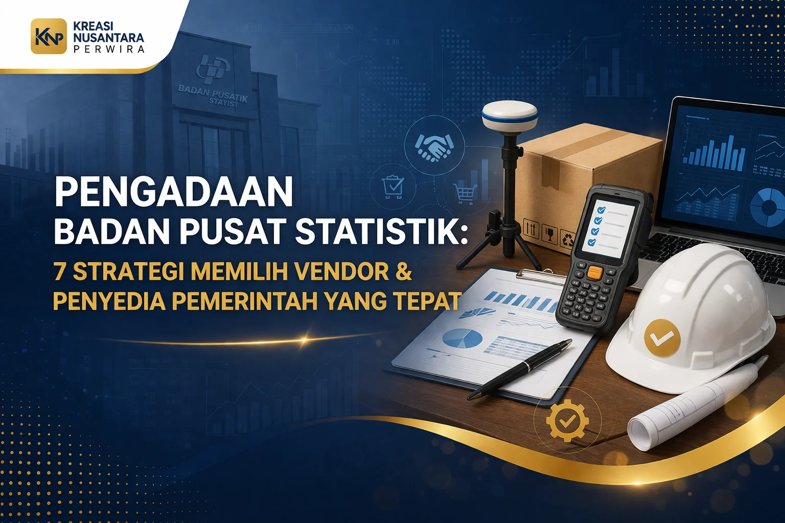 Ilustrasi pengadaan Badan Pusat Statistik dan pemilihan vendor pemerintah