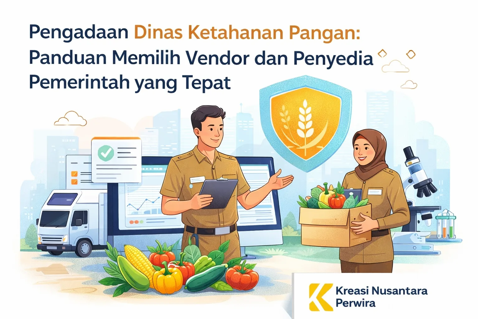 Ilustrasi Pengadaan Dinas Ketahanan Pangan untuk memilih vendor dan penyedia pemerintah yang tepat