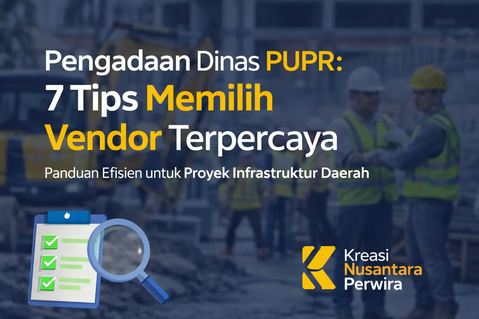 “Pengadaan Dinas PUPR 7 Tips Memilih Vendor Terpercaya”