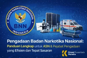 Feature image pengadaan Badan Narkotika Nasional (BNN) untuk ASN dan pejabat pengadaan meliputi alat laboratorium, perangkat IT, dan fasilitas rehabilitasi