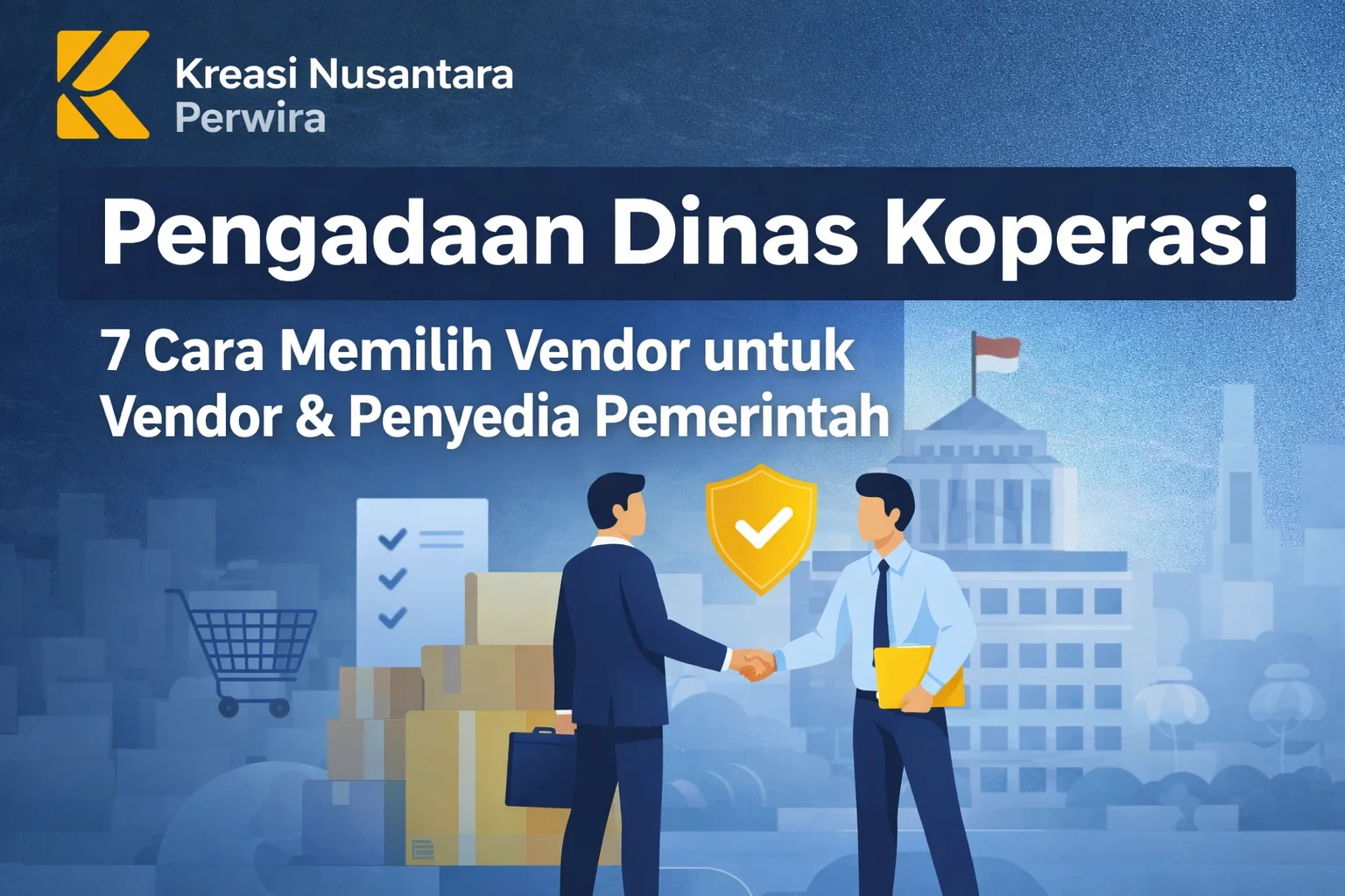 Ilustrasi pengadaan Dinas Koperasi dan 7 cara memilih vendor untuk penyedia pemerintah